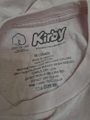 Kirby Japanese Pink Graphic Print T-shirt Size M (38/40) casual
