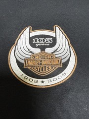 Harley Davidson 105th Anniversary Shirt Mens XL USA Made Black Biker 2008 y2k