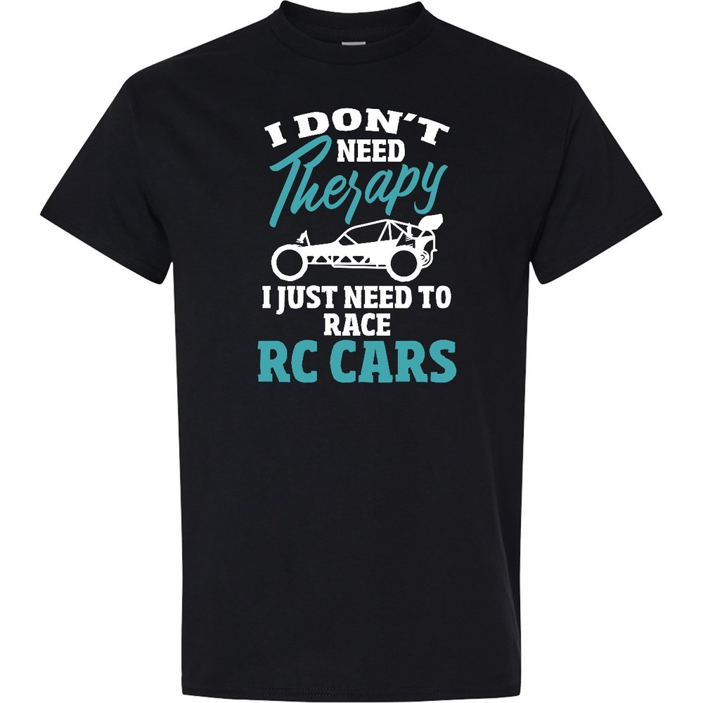 Inktastic RC Radio Control Car Funny Therapy T-Shirt Competition Rally Mens Tees