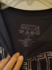 Led Zeppelin United States Of America 1977 Shirt Men XL Black Short Sleeve Retro