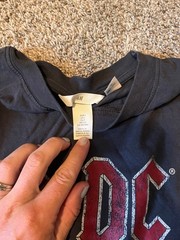 AC/DC graphic tee shirts