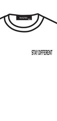 t shirt men MZE Men’s Stay Different Graphic T Shirt 100% Cotton Streetwear
