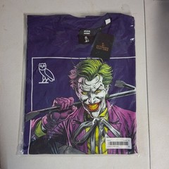 OVO x Batman The Joker Mirror T-Shirt (Small) October’s Very Own Purple Drake DC