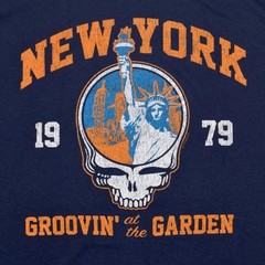 GRATEFUL DEAD-NY STRANGERS & NY GROOVE-2 SIDED T-SHIRTS EXTRA LARGE