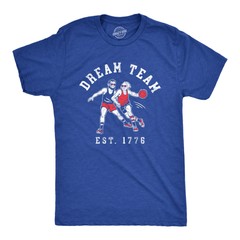 Mens Dream Team 1776 T Shirt Funny George Washington Abe Lincoln Graphic Tee