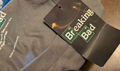 NEW Breaking Bad Men’s T-shirt – Heisenberg Sketch -Silhouette Gray LARGE NWT