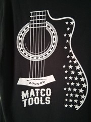 Matco Tools Amplify Guitar Double Sided Tee Size XL Graphic Print Nashville Auto