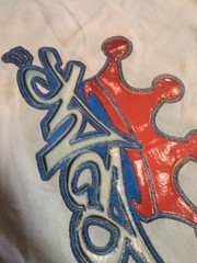 Vintage JNCO Jeans Graphic Shirt Men XL Graffiti Crown Logo 90s Y2K Rave Skater