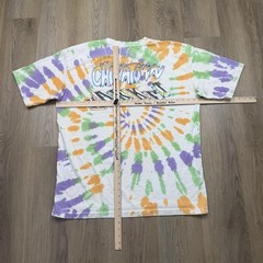 Chinatown Market Shirt Mens 2XL White Tie Dye Spiral Logo Back Hit Graphic Tee
