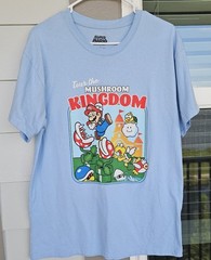 Super Mario 2023 Nintendo T-Shirt Large Tour The Mushroom Kingdom Mens