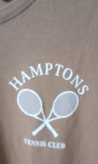 FREE PLANET Men’s Hamptons Tennis Club Graphic T-Shirt Organic Cotton Unisex (M)