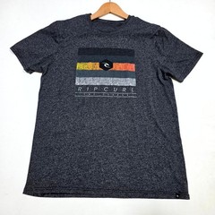 Rip Curl T Shirt Mens Large Gray The Search Graphic Short Sleeve Surf Skate Tee