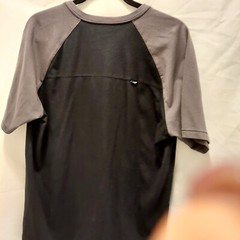 Mens Lg Grey And black hurley shirt blended. made with nike dry Fit Very soft.