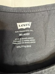 Levi’s Mens Black Wide Strap Relaxed Fit UFO Graphic Logo Tank Top Size XXL NWT