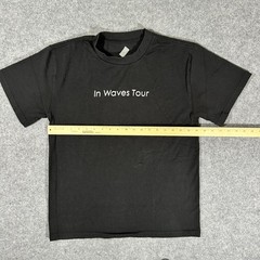 Jamie XX In Waves Tour Shirt 2024/2025 Double Sided Black DJ Tee – Size Small