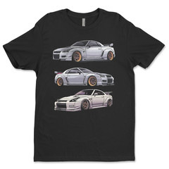 Custom T-Shirt, Cars, Dtf Print On Next Level T-Shirt unisex Soft Cotton