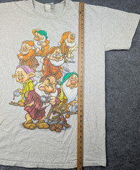 Vintage Walt Disney World Sleep Shirt One Size Snow White Seven Dwarves Grumpy