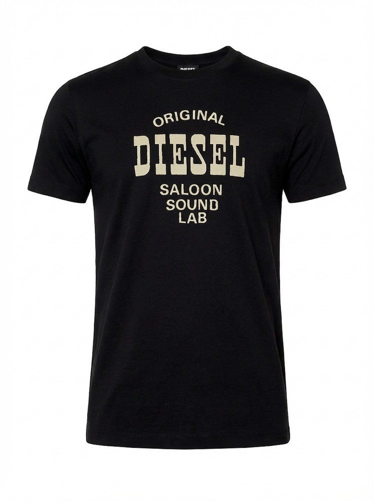 Diesel – Men’s Crew Neck Slim Fit Logo T-Shirt – T-DIEGOR-E12 9XX