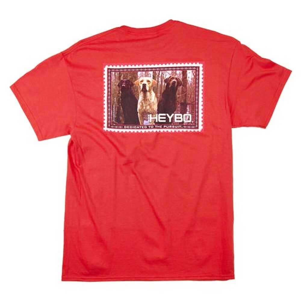 Heybo Neopolitan Short Sleeve T-Shirt Deep Coral CHOOSE YOUR SIZE