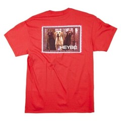Heybo Neopolitan Short Sleeve T-Shirt Deep Coral CHOOSE YOUR SIZE