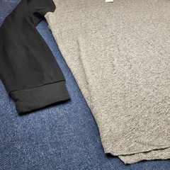 Ecko Unltd Mens Grey Marled Thermal Long Black Sleeve Shirt 4XL NWT Y2K