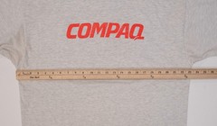 Vintage Compaq Computer T-Shirt Mens Size XL Y2K Single Stitch Tech IT Nerd Tee
