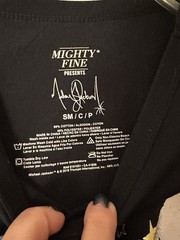 Michael Jackson Black Graphic T Shirt By Mighty Fine Sz. S EUC