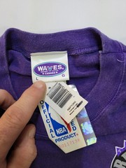 Toronto Raptors T Shirt Large Purple NBA Licensed Waves Resort Wear