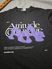 Atcg Brand Shirt Mens Medium Black Graffiti Graphic Print Streetwear Tee