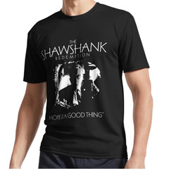 Shawshank Redemption Escape Hole Active T-Shirt Funny S to 5XL