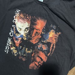 Vintage System of a Down Searching for Satellite Signal T Shirt L 1998 Pacific