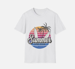 Summer Beach Holiday T-Shirt Sun Sand Ocean Vibes Chill Vacation Tee Shirt