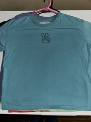 Bulk of 5, Dutch Bros Coffee Women’s M Multicolor Crew Neck Short Sleeve Tees