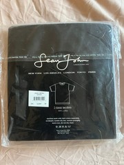 Sean John Men’s Classic Gray T-Shirt Short Sleeve 2XL 100% Cotton One Piece