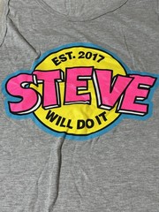 Full Send Steve Will Do It Shirt Mens Medium Gray Tank Top Nelk Boys Graphic