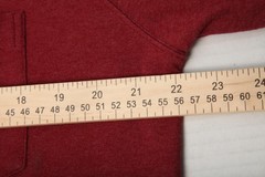 The Normal Brand Shirt Mens XL Burgundy Long Sleeve Pocket Crewneck Raglan Tee