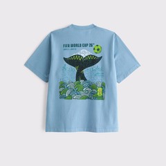 Abercrombie & Fitch FIFA World Cup Seattle Graphic Premium Heavyweight 2.0 Tee