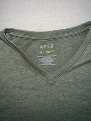 Mens Apt 9 Premier Flex T-Shirt V Neck Size XL NWT