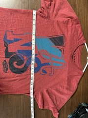 Vans Off The Wall Mens Red TShirt Shirt Small – Flaw W/ Ripped Seam As Pictured