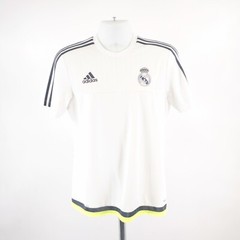 DAMAGED Adidas Halla Madrid White Medium Climacool Jersey T-Shirt