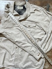 Vtg 90s Eddie Bauer-Oatmeal Chamois Brushed Flannel Button Shirt-Button 2 XXL-T