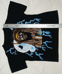 Vintage American Thunder T-Shirt XL Native Chief 1991 Great Condition AOP USA