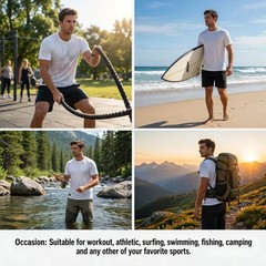 Men’s Quick Dry T-Shirt Light weight, sport shirt for summer, sun protection