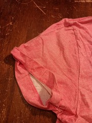 Hollister Men’s Salmon Must Have Collection Curved Hem T-shirt Size Large