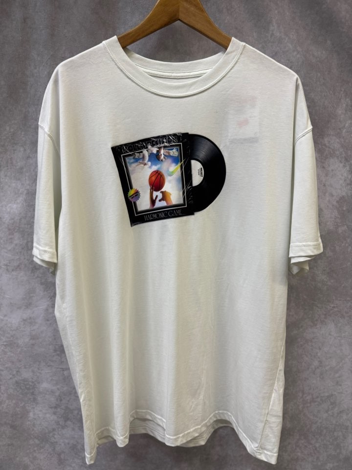 Nike Max90 White Basketball Tee Men’s Loose Fit