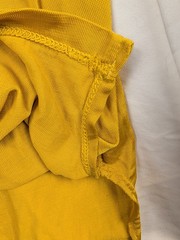 Vintage 40’s 50’s US Marines Yellow Basketball Jersey Coane Athletic Knit 36