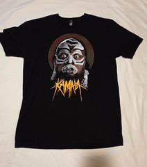 WWE Kamala the Ugandan Giant Black Soft T-Shirt Sz Large Excellent