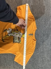 Next Level Apparel Orange Mens M Regular Fit Beer Frog Graphic Tee