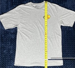 Bass Pro Shop Mens T-Shirt Size L Made In Pakistan Gray 90% Cotton 10% Polyester