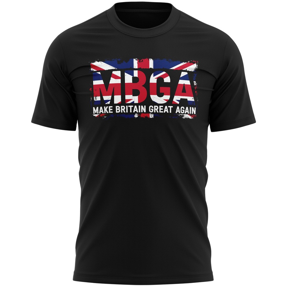 Mens MBGA T Shirt Union Jack Make Britain Great Again English Pride Patriotic…